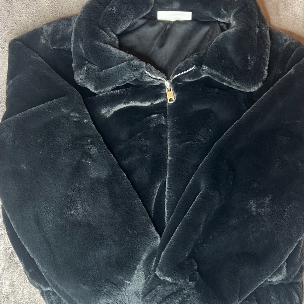 No Boundaries Black Teddy Jacket